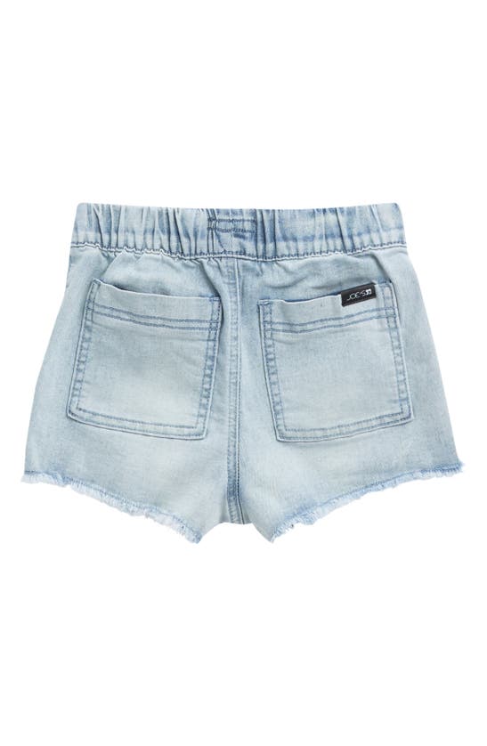 Shop Joe's Kids' Ashley Frayed Pull-on Denim Shorts In Dream