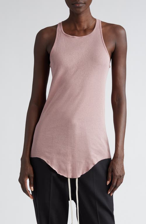 Rick Owens Longline Cotton Rib Tank at Nordstrom, Us