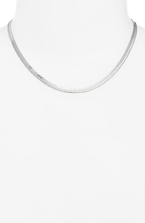 NORDSTROM NORDSTROM HERRINGBONE CHAIN NECKLACE 