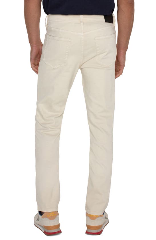 Shop Liverpool Los Angeles Kingston Modern Straight Leg Jeans In Ecru