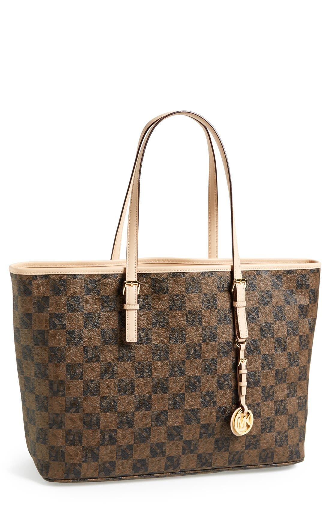 MICHAEL Michael Kors 'Medium Jet Set' Multifunction Travel Tote Nordstrom