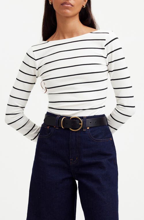 MADEWELL MADEWELL SCOOP BACK LONG SLEEVE TOP 