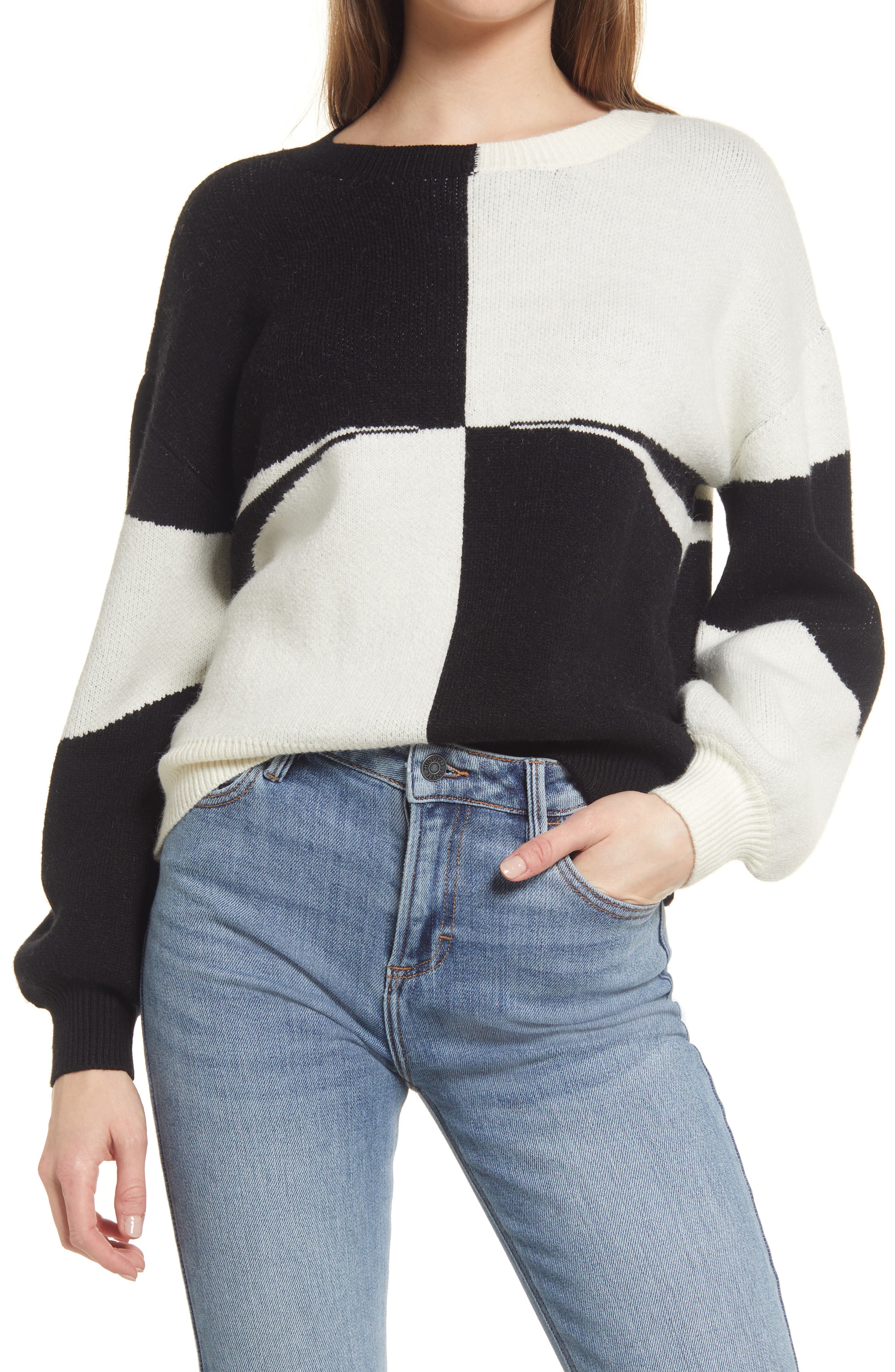 Nordstrom colorblock sweater Clearance