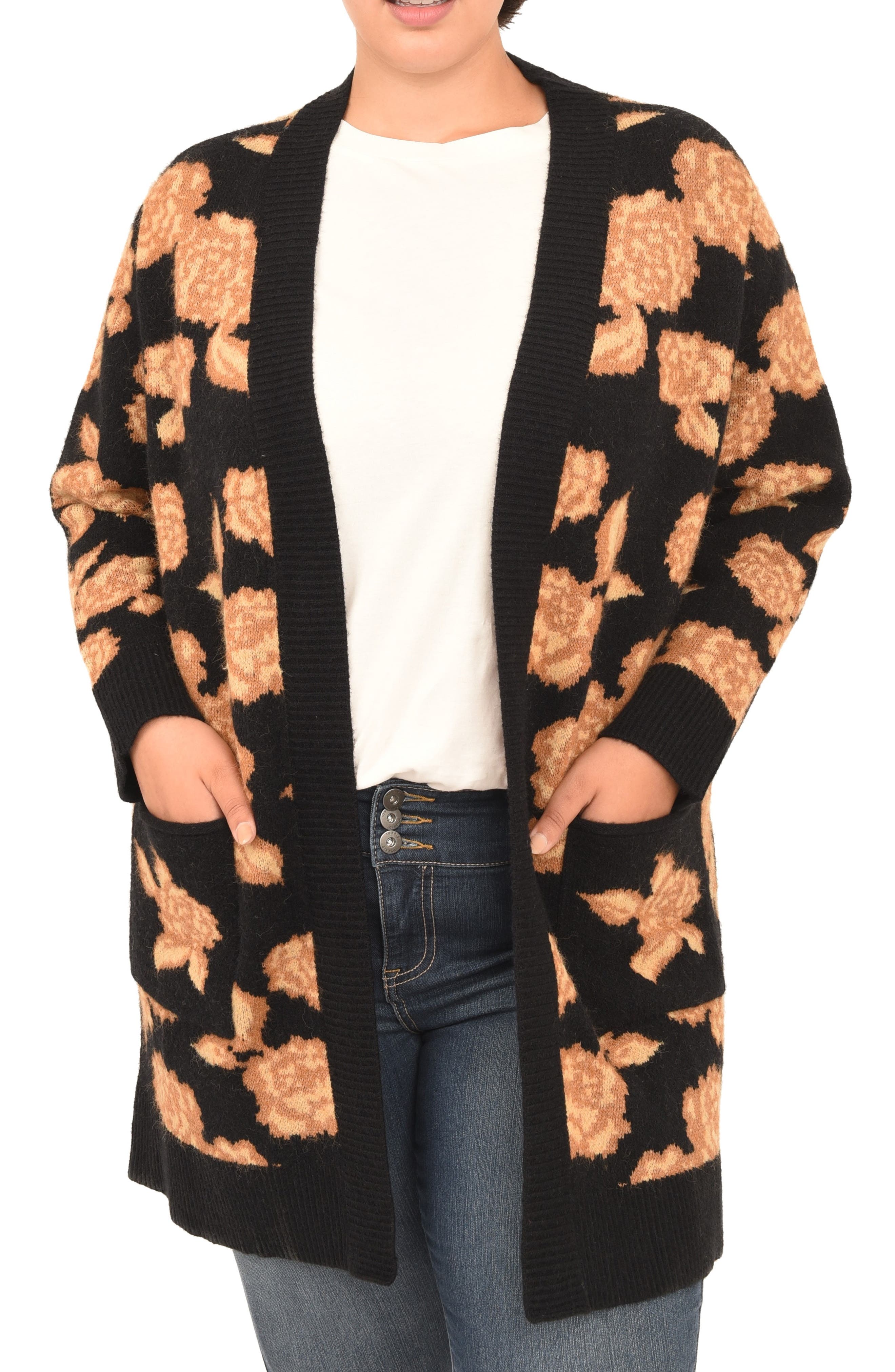 floral cardigan sweaters