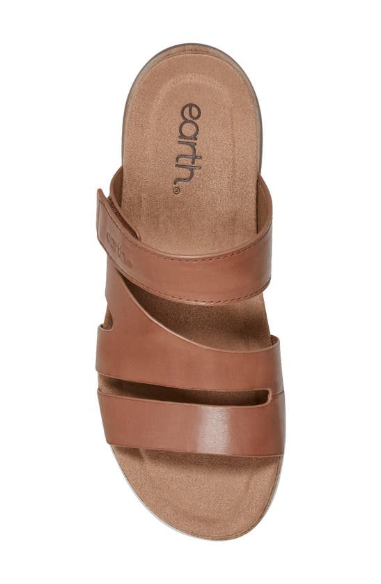 Shop Earth ® Ralli Platform Slide Sandal In Medium Natural