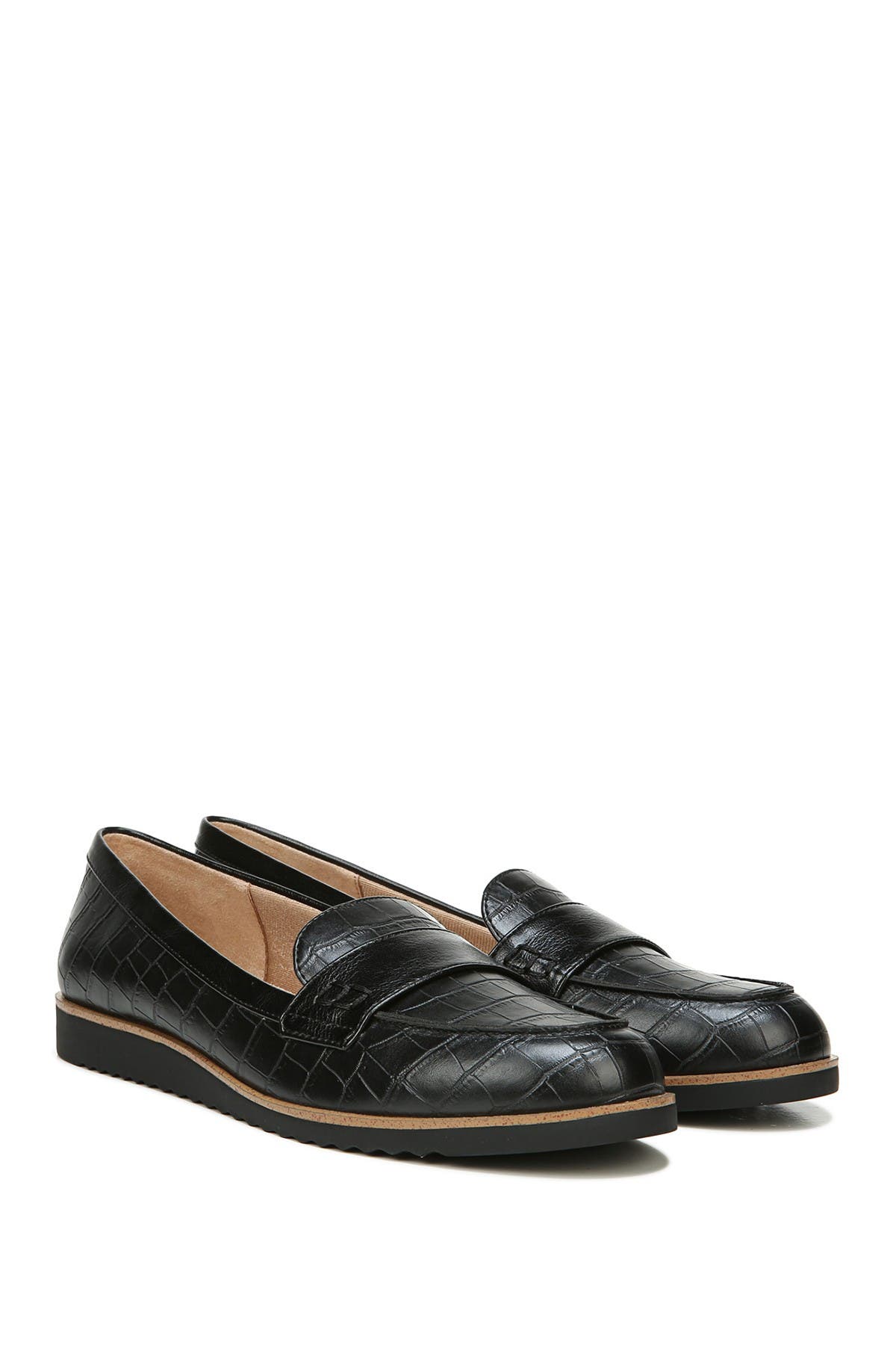 LifeStride Zee Croc Embossed Leather 