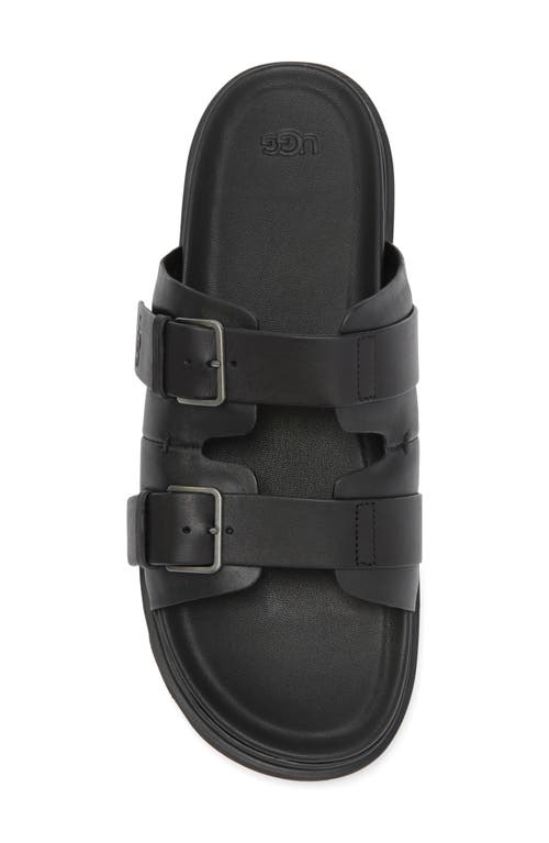 Ugg ® Capitola Buckle Slide Sandal In Black
