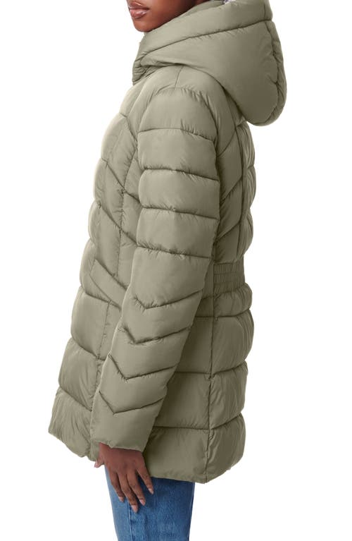 BERNARDO BERNARDO HOODED PUFFER JACKET WITH BIB 