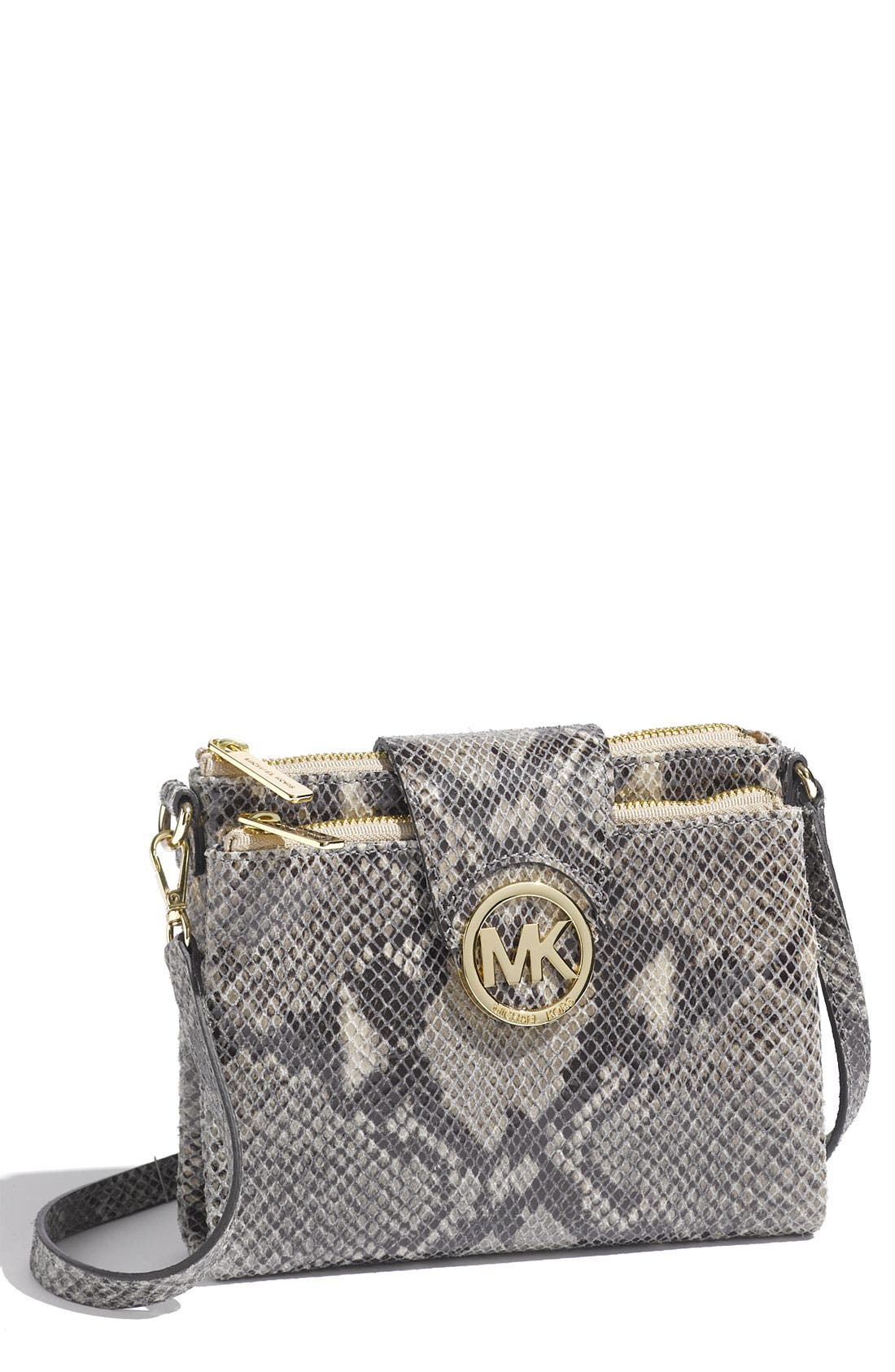 michael kors snakeskin crossbody purse