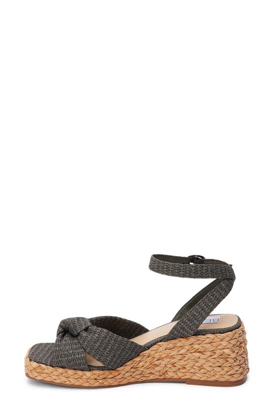 Shop Beach By Matisse Ibiza Ankle Strap Platform Wedge Sandal In Black