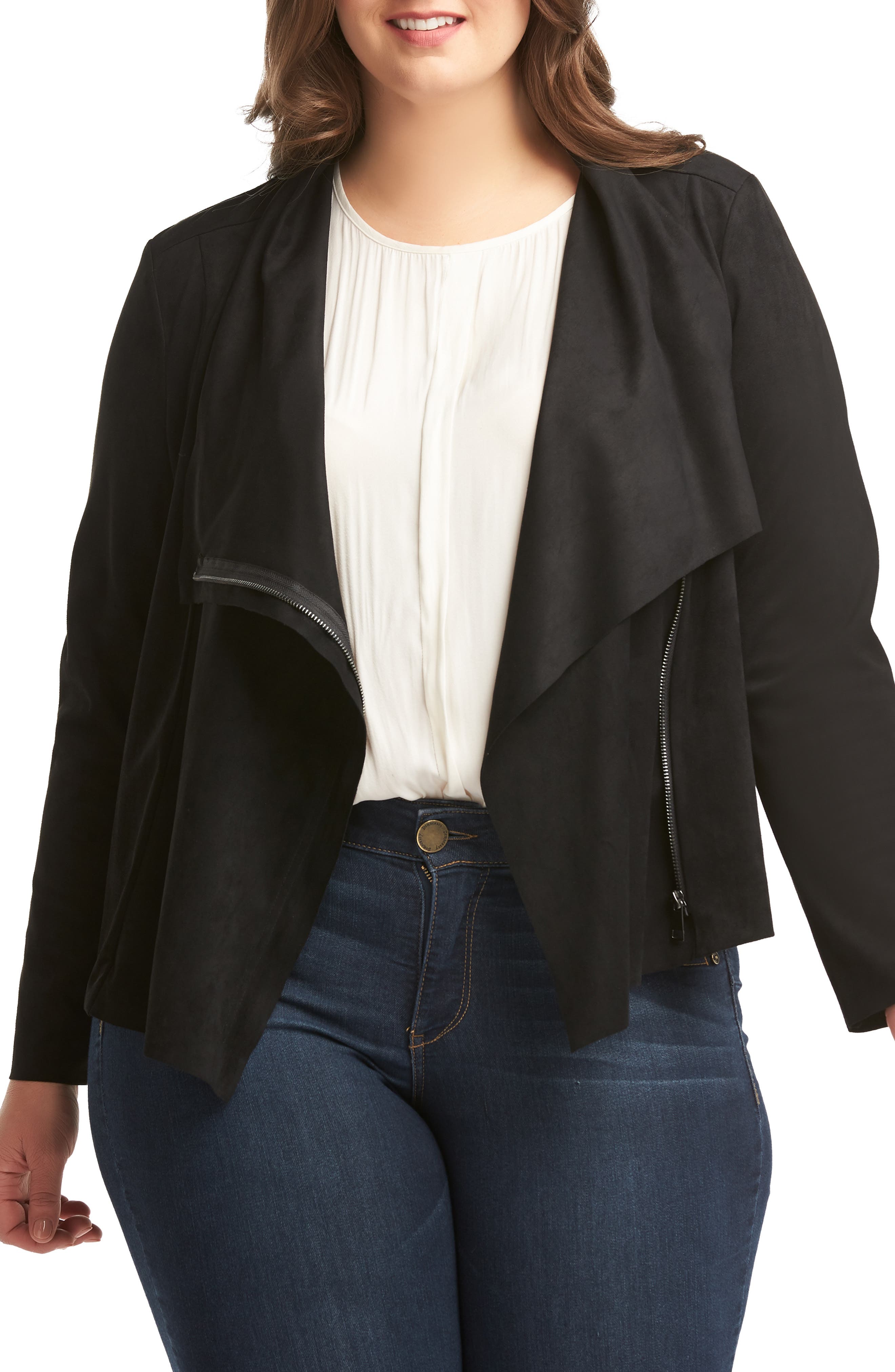 Lemon Tart Sayna Moto Jacket In Black
