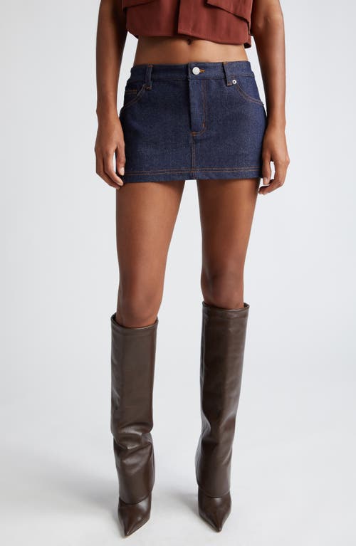 K. NGSLEY Ravedin Denim Miniskirt Indigo at Nordstrom,