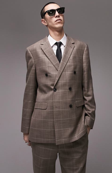 Tailored Check Suit Jacket