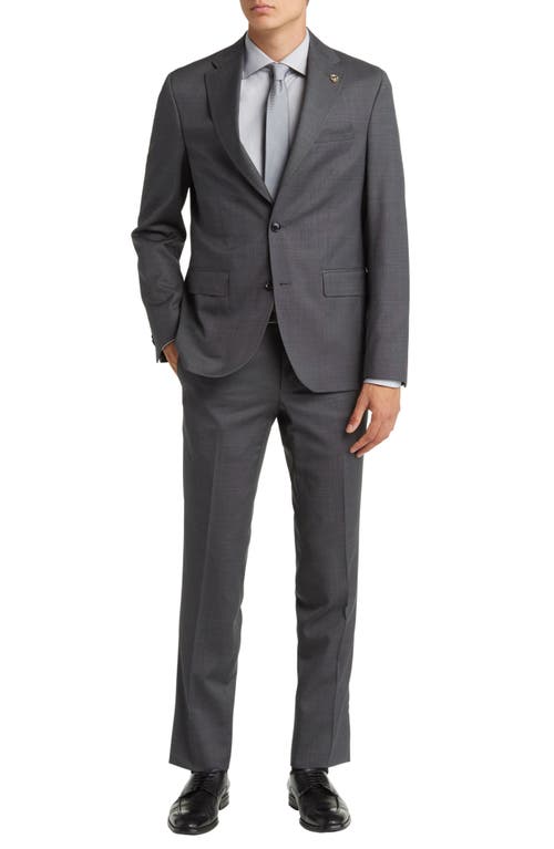 Ted Baker London Roger Extra Slim Fit Wool Suit in Grey