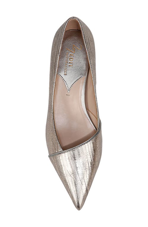 Shop 27 Edit Naturalizer Nova Pointed Toe Kitten Heel Pump In Pewter