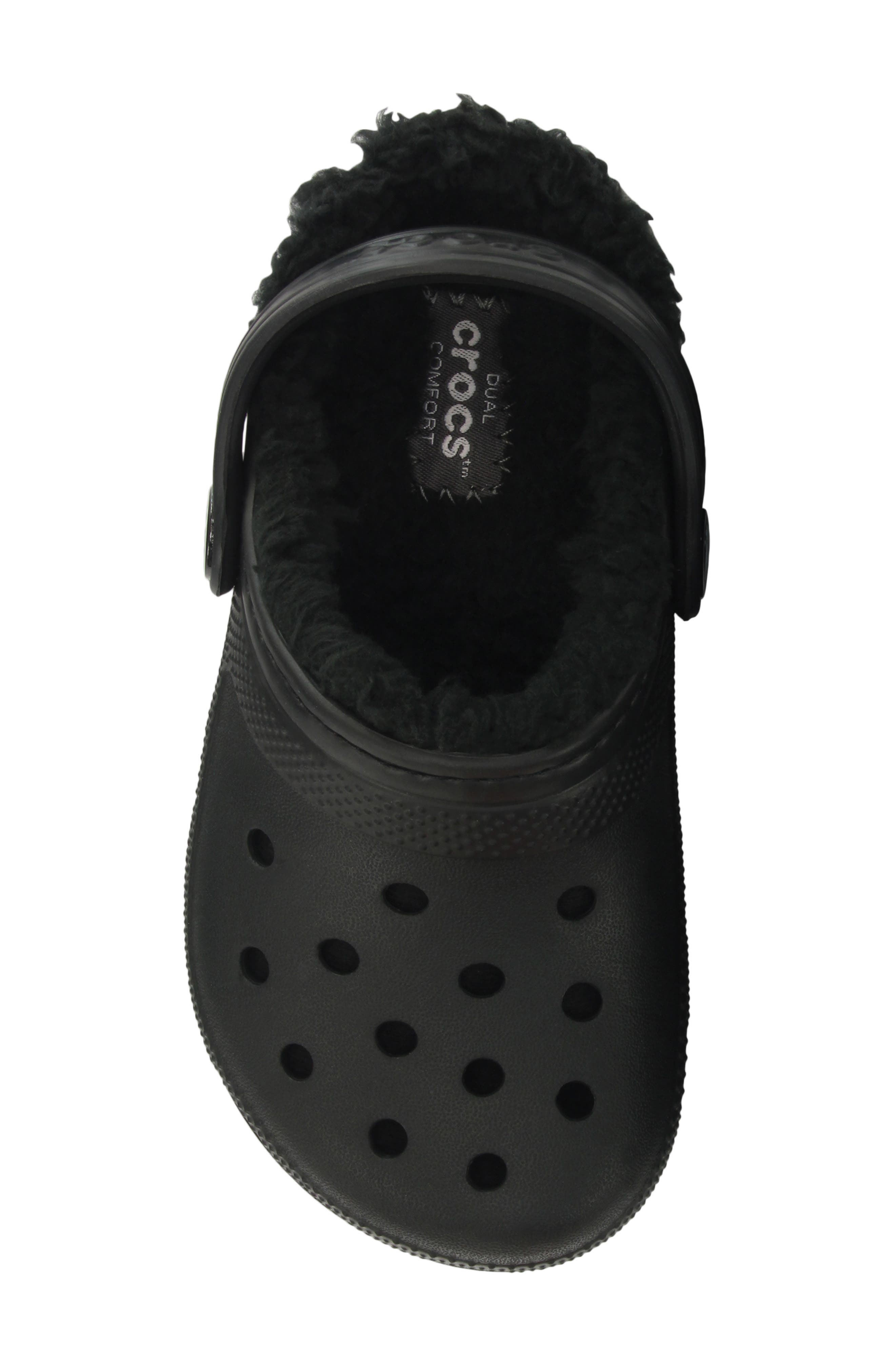 kids fur lined crocs