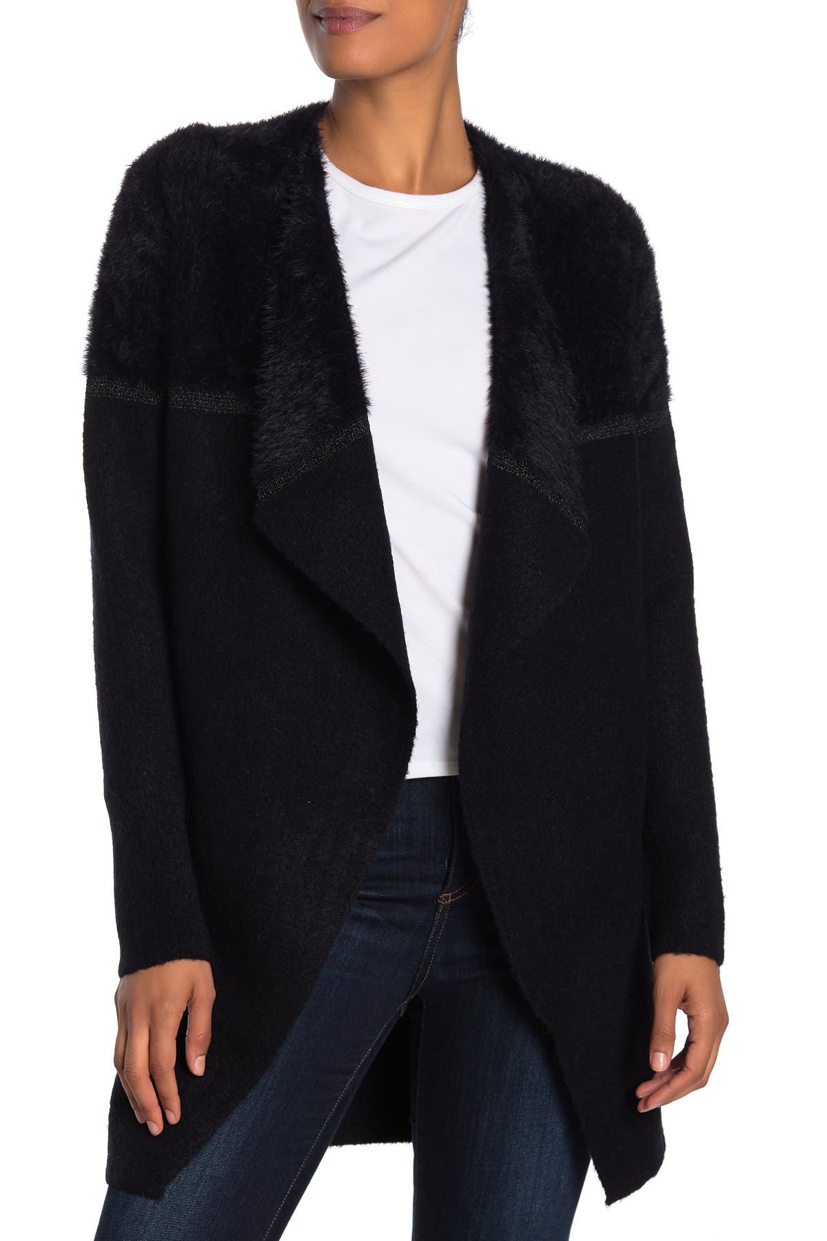 studio waterfall cardigan