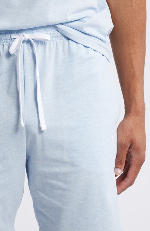 Shop Hugo Boss Boss Drawstring Waist Shorts In Light Blue