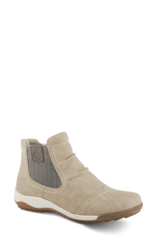 Spring Step Atella Water Resistant Bootie In Stone