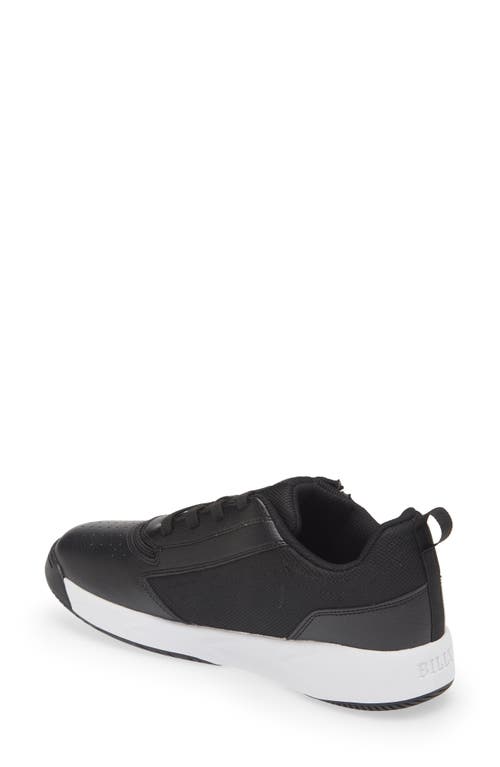 Billy Footwear Kids' Billy Sport Court Sneaker In Black/white