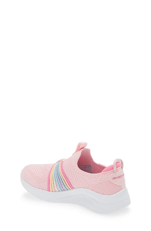 Shop Skechers Ultra Flex 3.0 Slip-on Sneaker In Pink/multi