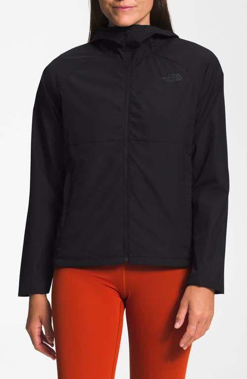 The North Face Flyweight 2.0 Wind Resistant Zip Hoodie In Tnf Black