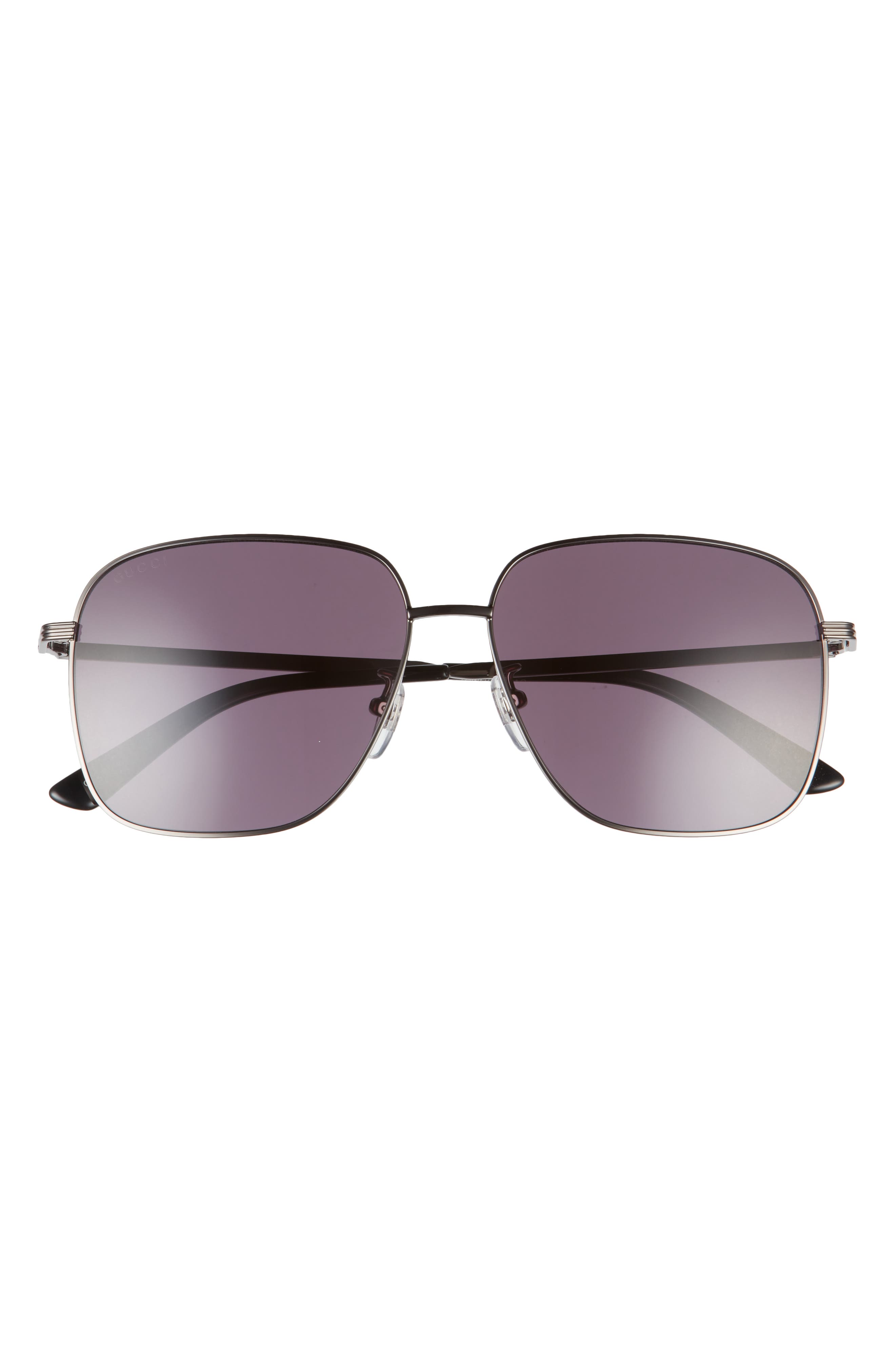 60mm square sunglasses gucci