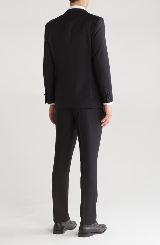 Cavalli Class Solid Wool Tuxedo In Black