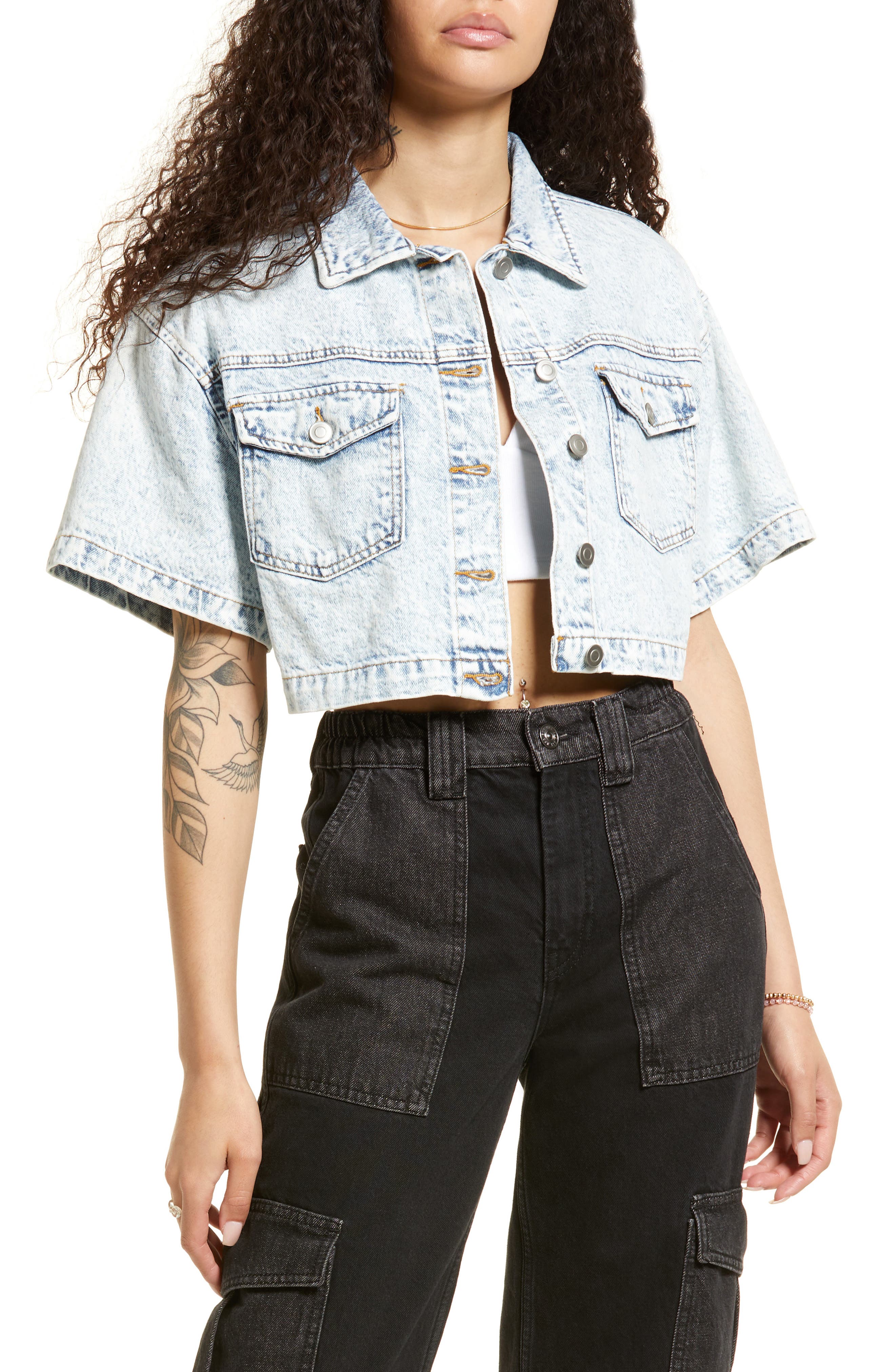 short crop jacket