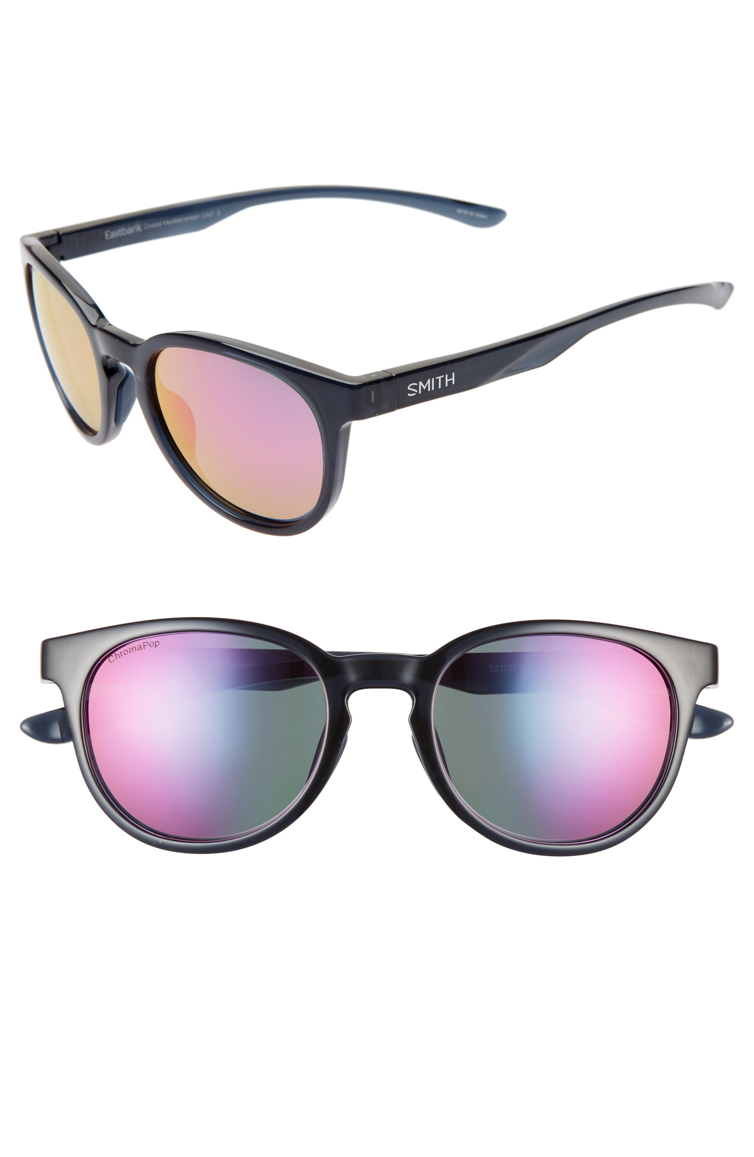 Smith Eastbank 52mm ChromaPop™ Mirrored Sunglasses Nordstrom