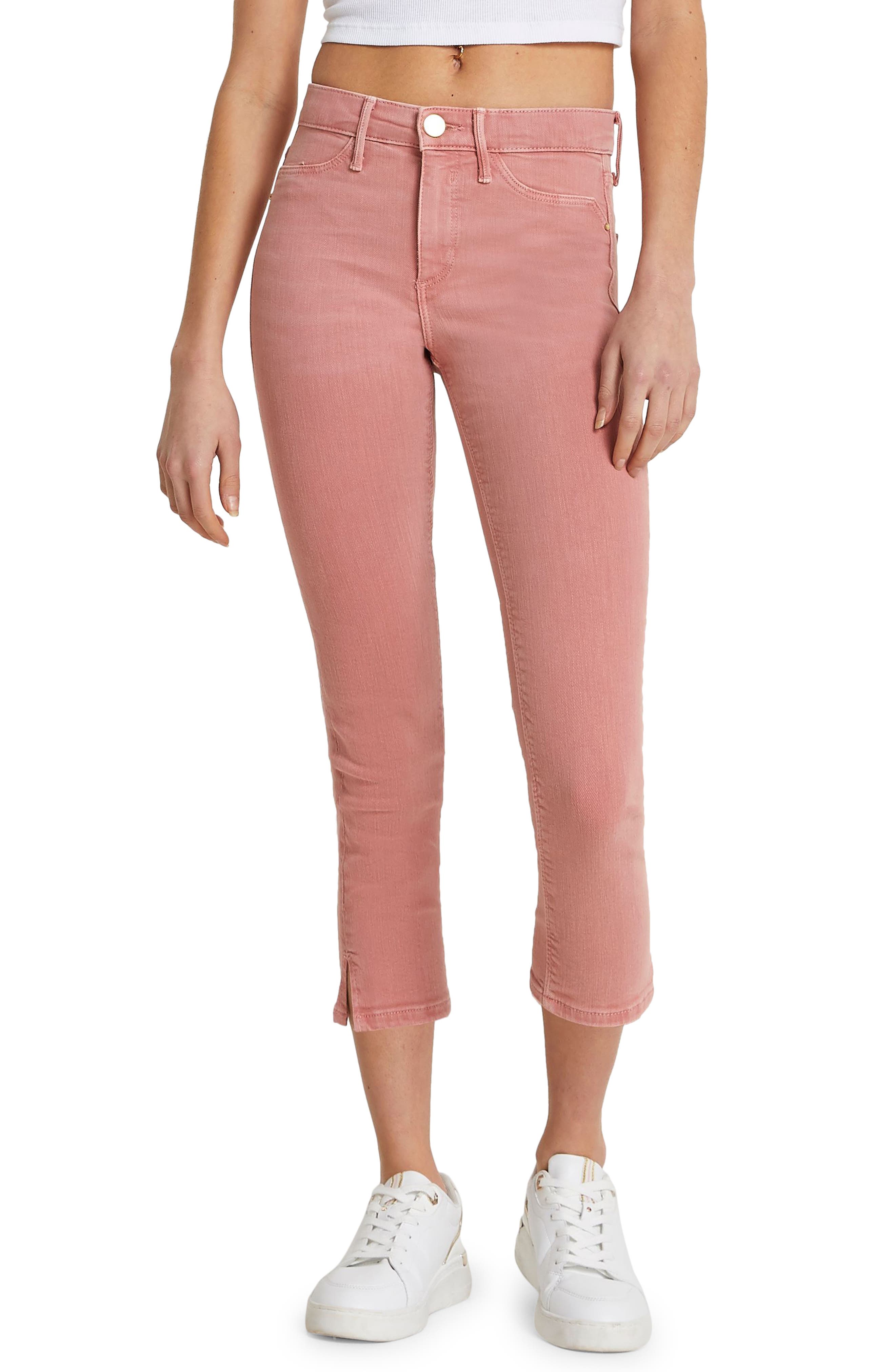 pink blush jeans
