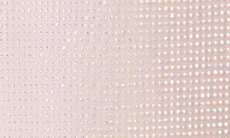 Endless Rose Embellished Rhinestone Mesh Midi Dress In Light Pink
