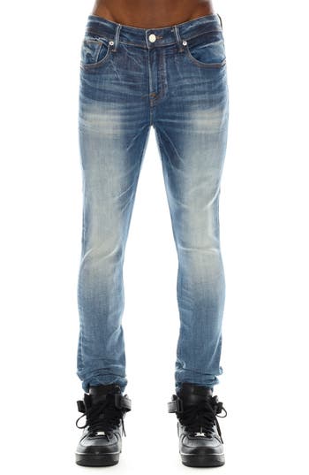 Hvman Punk Stretch Super Skinny Jeans In Moonlight