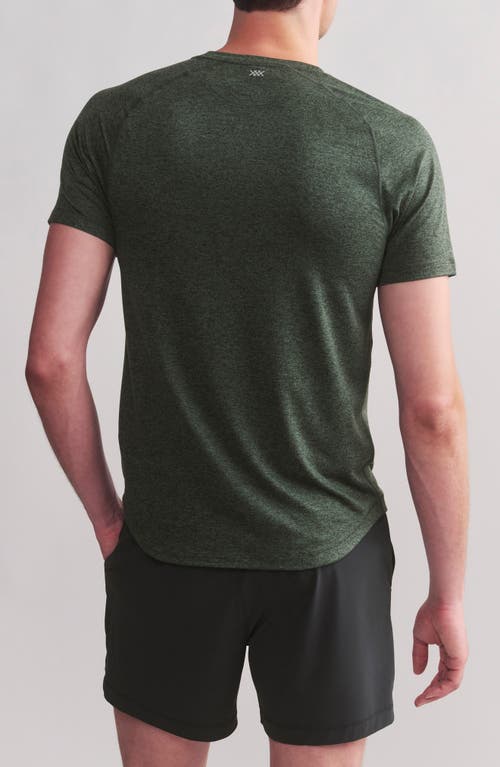 Shop Rhone Atmosphere Performance T-shirt In Jungle Green Heather