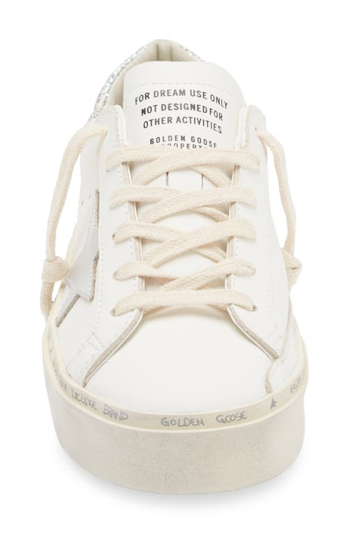 Golden Goose Ball-star Sneakers In White/silver