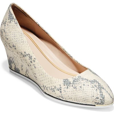 Cole Haan Grand Ambition Wedge Pump, White