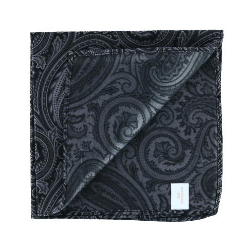 Trafalgar Sobee Collection Pocket Square In Black