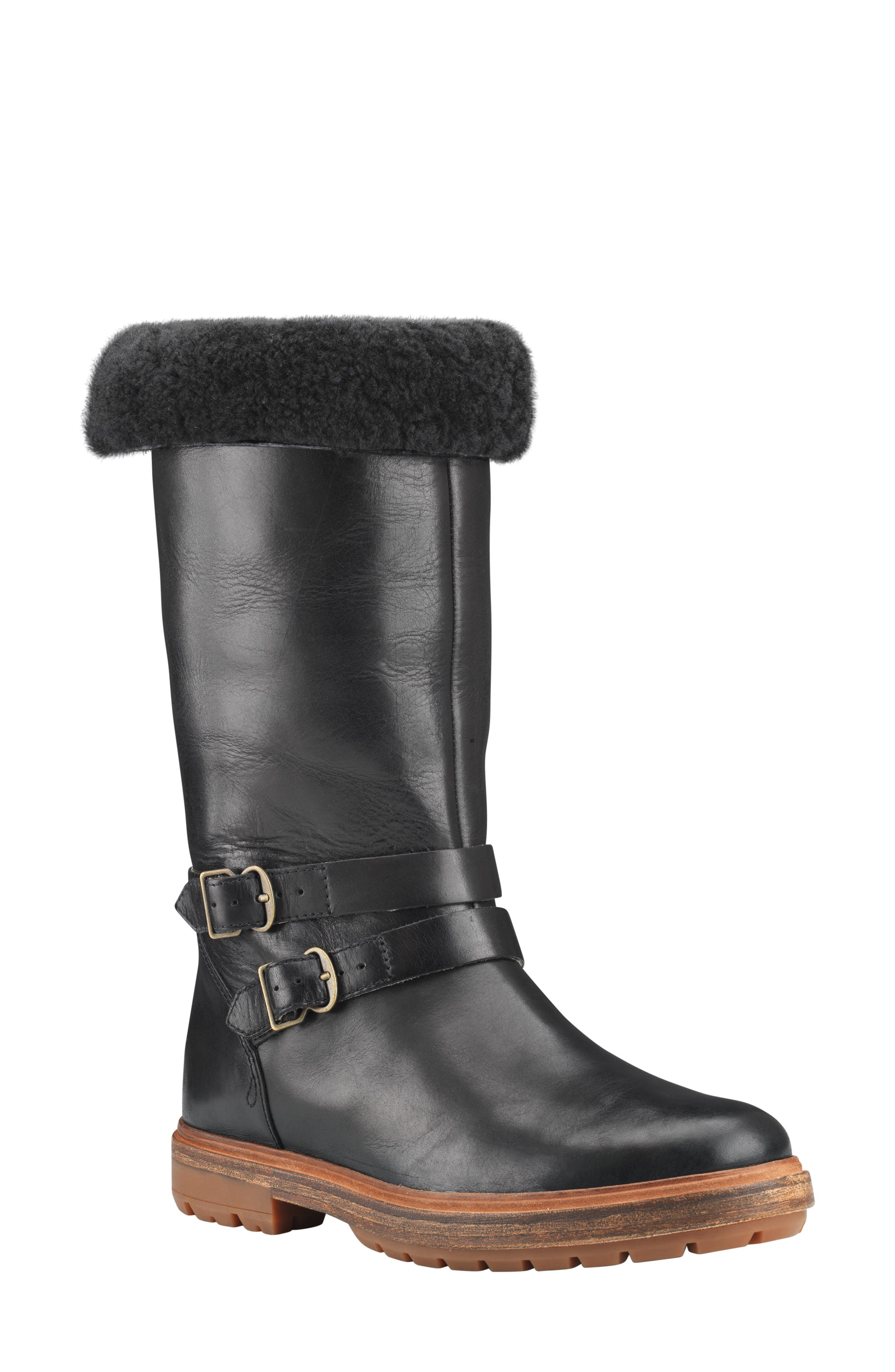shearling lined boots