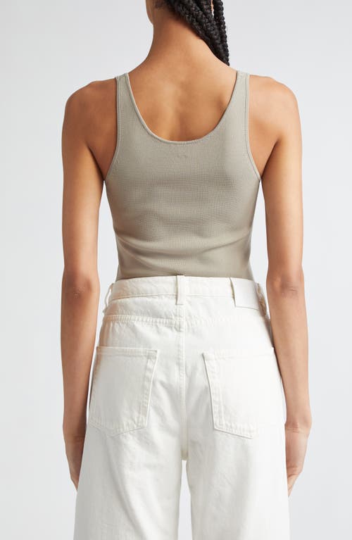 Totême Compact Knit Tank In Dove