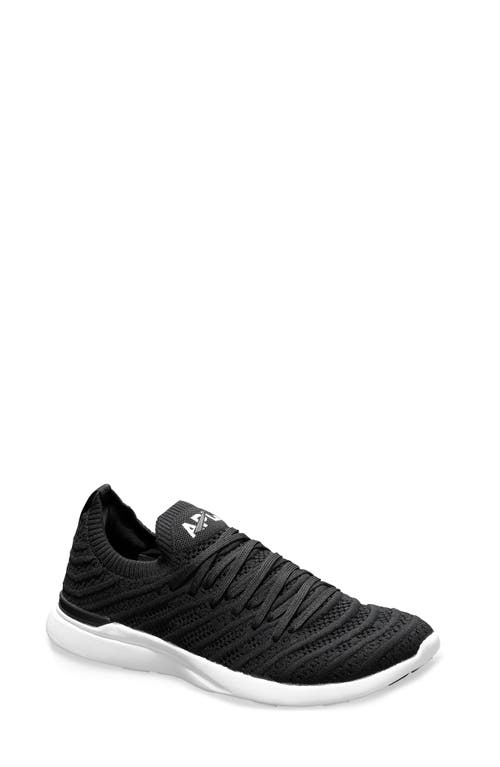 TechLoom Wave Hybrid Running Shoe in Black /White