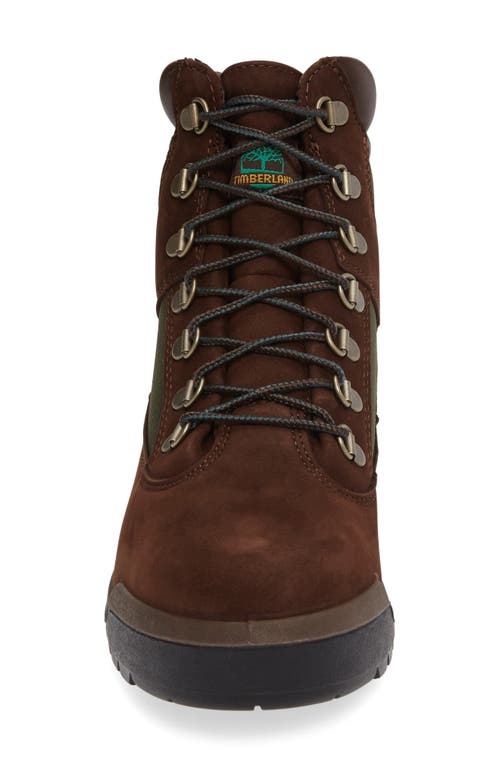 Shop Timberland Field Waterproof Boot In Old River Brown/waterbuck