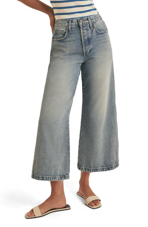 The Masha High Waist Crop Wide Leg Jeans in Dublin