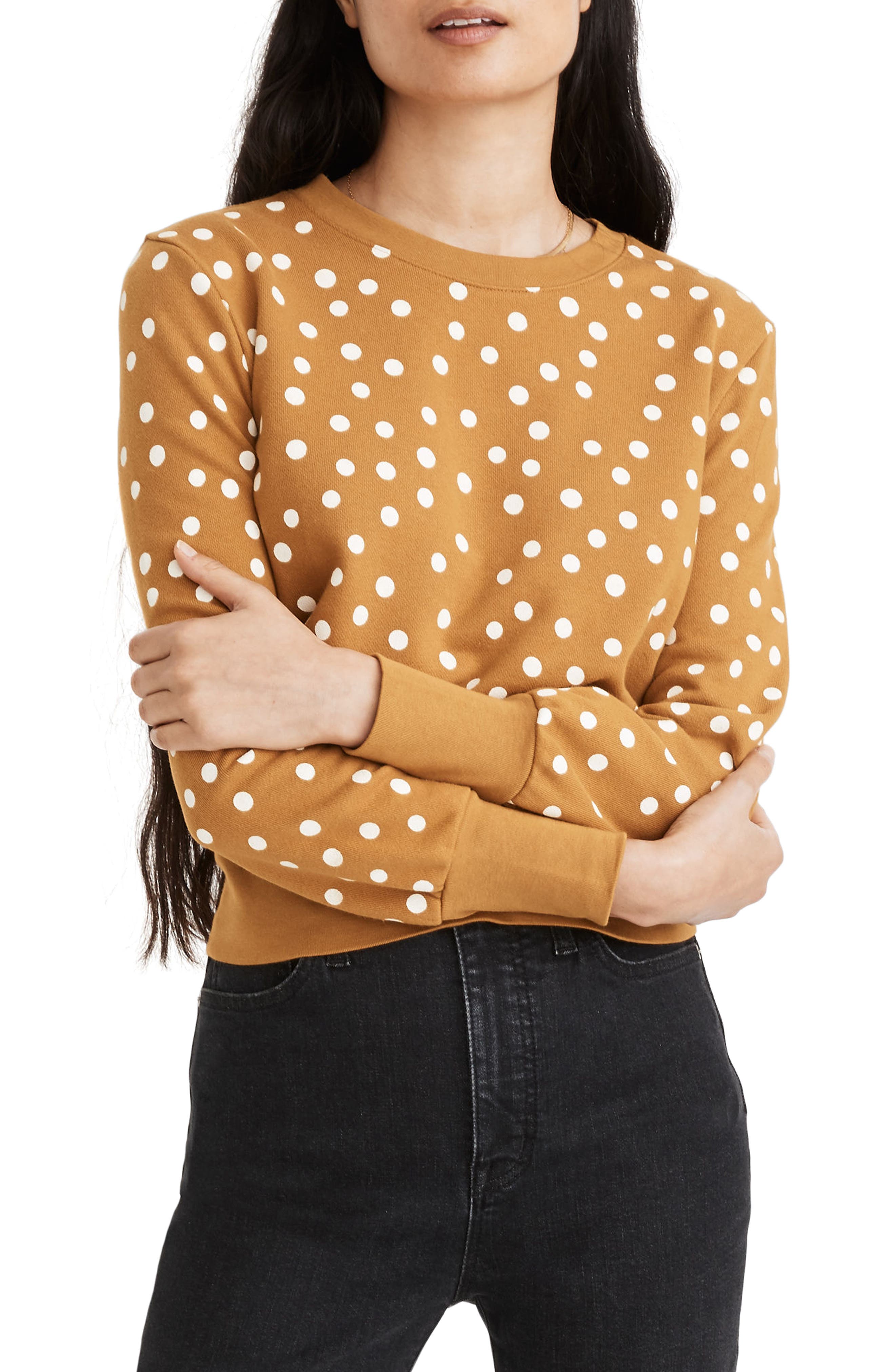 dot sweatshirt
