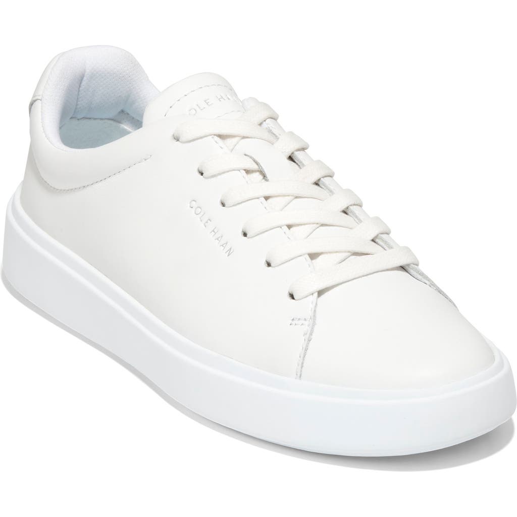 Shop Cole Haan Grandpro Crosscourt Traveler Sneaker In White/bluebell/white