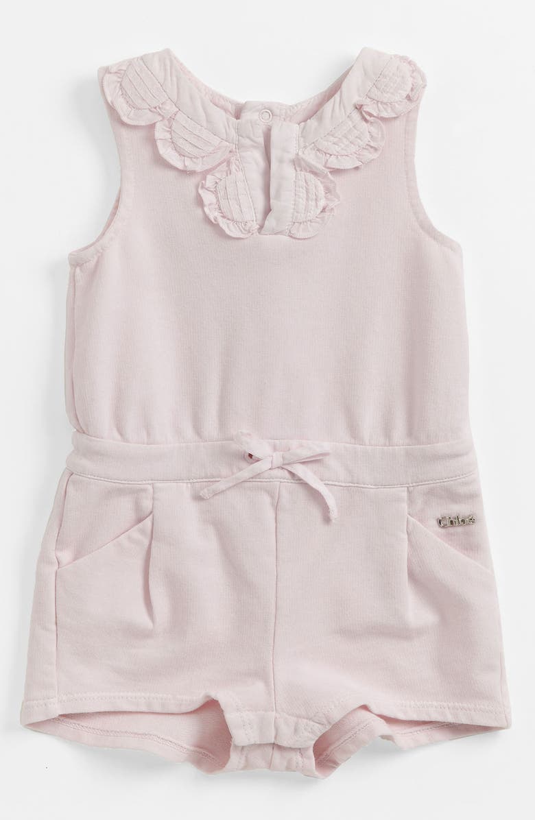 Chloé Terry Cloth Coveralls (Baby) | Nordstrom