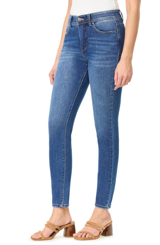Curve Appeal Nicki High Waist Ankle Skinny Jeans In Union