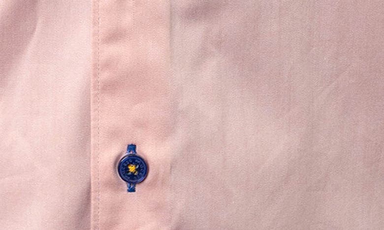 Maceoo Galileo Sorbet Orange Button-up Shirt In Orange