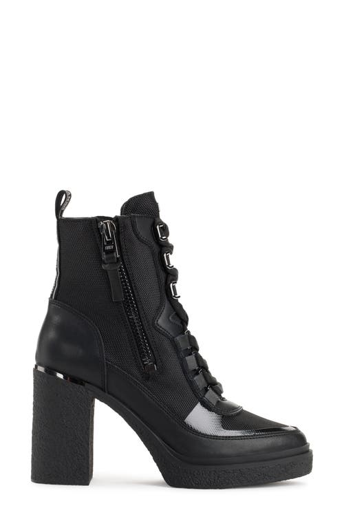 Shop Dkny Toia Platform Bootie In Black