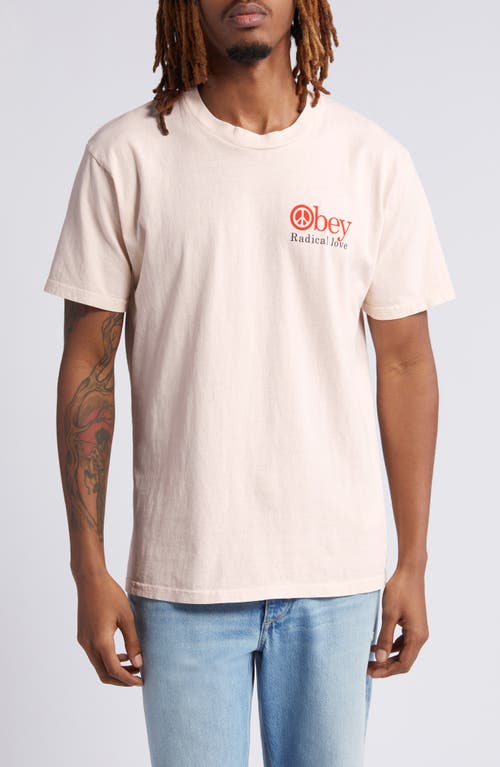 Obey Radical Love Graphic T-Shirt Pigment Sago at Nordstrom,