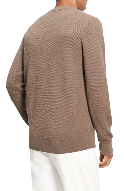 Theory Maden Crew T.novo Me In Dark Taupe